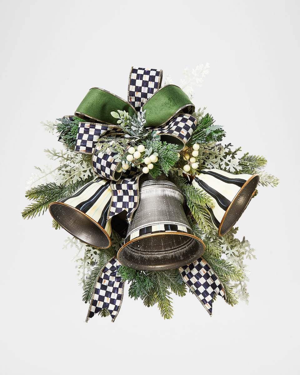 Farmhouse Holiday Bell Christmas Swag